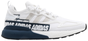 Giày Adidas ZX 2K Boost 'Bold Logo Graphic White Navy' FX7036