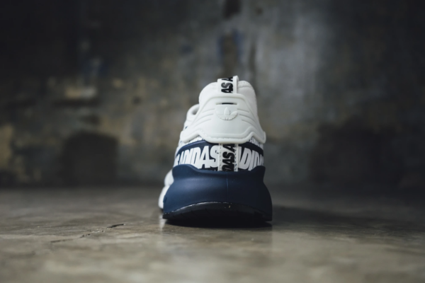 Giày Adidas ZX 2K Boost 'Bold Logo Graphic White Navy' FX7036 - Ảnh 5