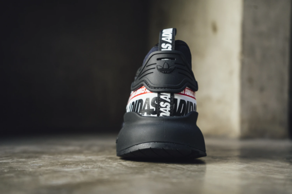 Giày Adidas ZX 2K Boost 'Bold Logo Graphic Black' FX7038 - Ảnh 4