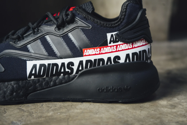 Giày Adidas ZX 2K Boost 'Bold Logo Graphic Black' FX7038 - Ảnh 3