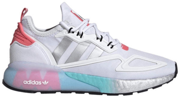 Giày Adidas NASA x Wmns ZX 2K Boost White Hazy Rose FX7054