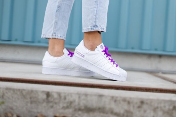 Giày Adidas Superstar Bold Clean Classics Collection 'White Purple' FY0129 - Ảnh 2