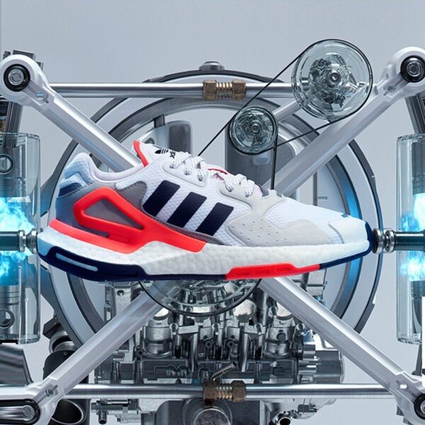 Giày Adidas Day Jogger 'White Hot Coral' FY0237 - Ảnh 3