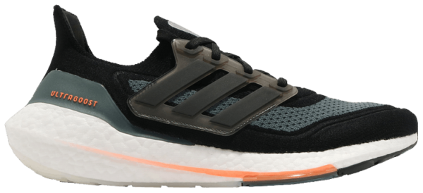 Giày Adidas UltraBoost 21 'Black Screaming Orange' FY0389