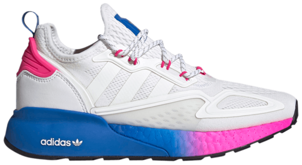 Giày Adidas Wmns ZX 2K Boost 'White Pink Blue' FY0605