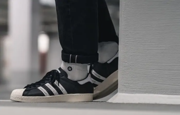 Giày Adidas Human Made x Superstar 'Gears For Futuristic Teenagers Black' FY0729 - Ảnh 4