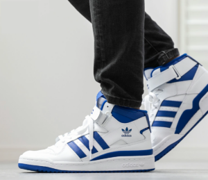 Giay Adidas Forum Mid 'White Royal Blue' FY4976