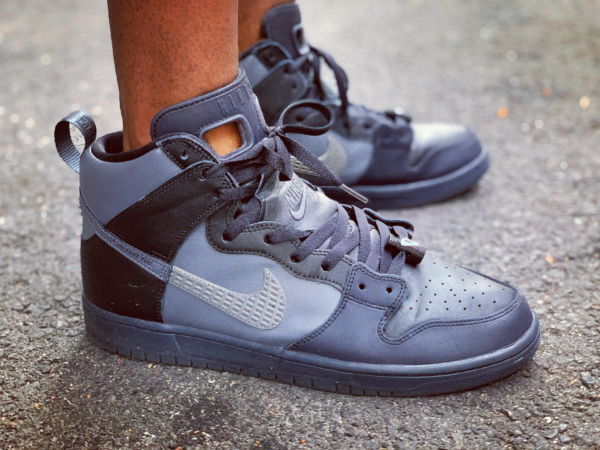 Giày Nike Forty Percent Against Rights x Nike Dunk High SB 'Black' BV1052-001 - Ảnh 4