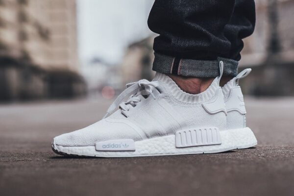 Giày Adidas NMD_R1 'Triple White' FY9384 - Ảnh 5