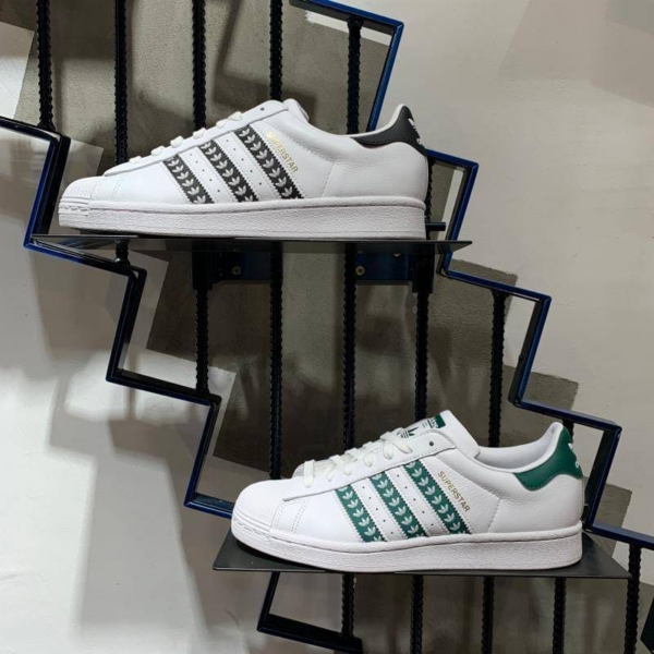 Giày Adidas Superstar 'White Green' FZ1968 - Ảnh 3