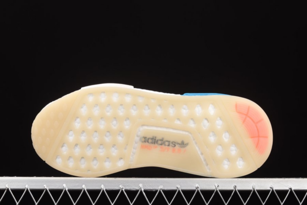 Giày Adidas NMD_R1 Spectoo 'White Shock Blue' FZ3629 - Ảnh 7