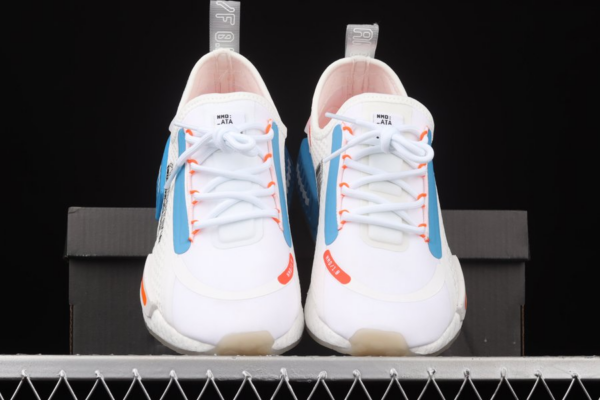 Giày Adidas NMD_R1 Spectoo 'White Shock Blue' FZ3629 - Ảnh 4
