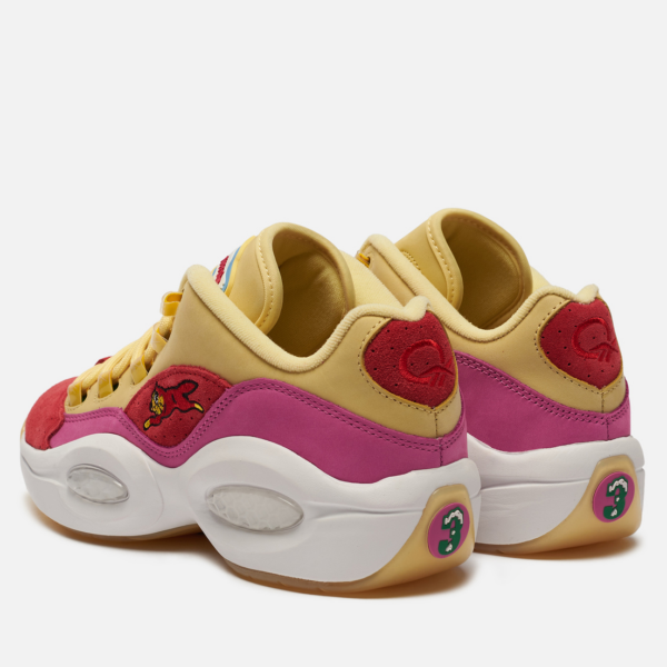 Giày Reebok BBC Ice Cream x Question Low Yellow Red FZ4346 - Ảnh 4