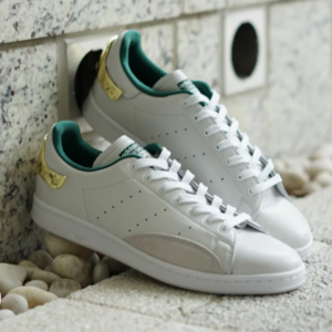 Giay Adidas Stan Smith Green with Golden Heel Tab FZ5395