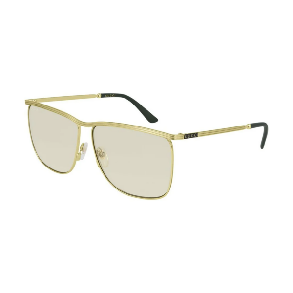 Kính Gucci Square Sunglasses 'Gold' GG0821S-005-62 - Ảnh 3
