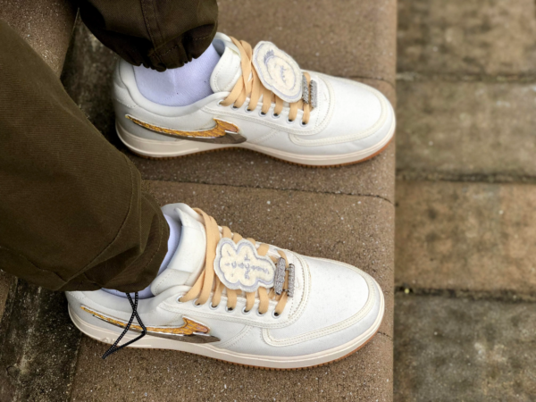Giày Nike Air Force 1 Low Travis Scott Sail AQ4211-101 - Ảnh 6