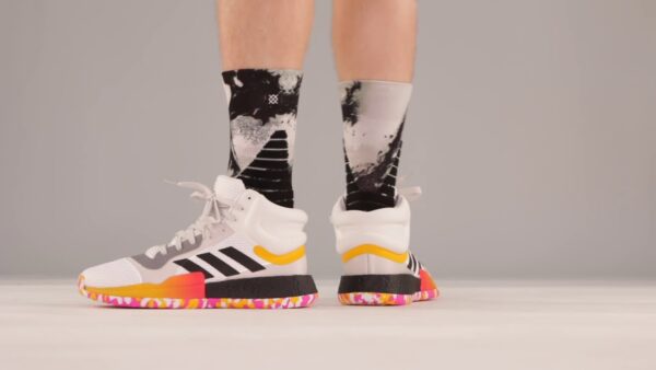 Giày Adidas Marquee Boost 'White Black Active Gold' G26212 - Ảnh 5