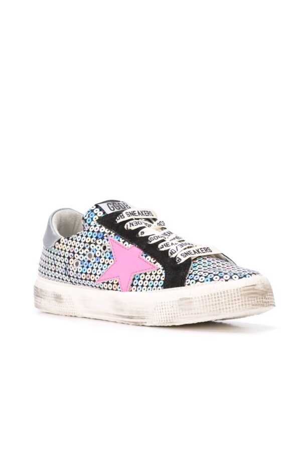 Giày Golden Goose 'Black pink' G33WS127J2 - Ảnh 2