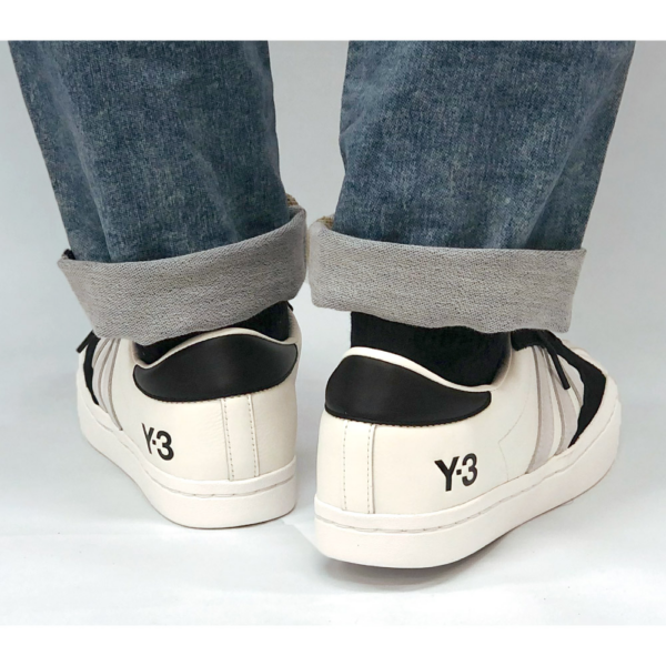 Giày Adidas Y-3 Yohji Star 'Grey One Black' H02579 - Ảnh 4