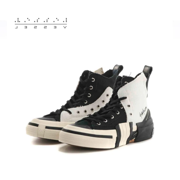 Giày XVESSEL G.O.P MIDS for Yohji Yamamoto Black SLS HR-E02-861 - Ảnh 3