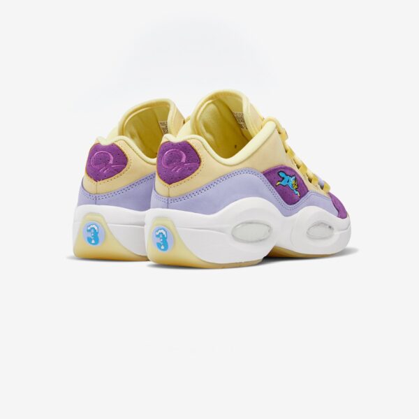 Giày Reebok BBC Ice Cream x Question Low Yellow Lilac Glow G55351 - Ảnh 3