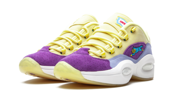 Giày Reebok BBC Ice Cream x Question Low Yellow Lilac Glow G55351 - Ảnh 7