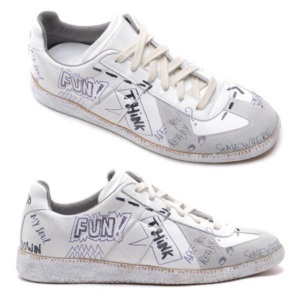 Alternative view of Giày Maison Margiela Replica Graffiti 'White' S57WS0355P3568H8283