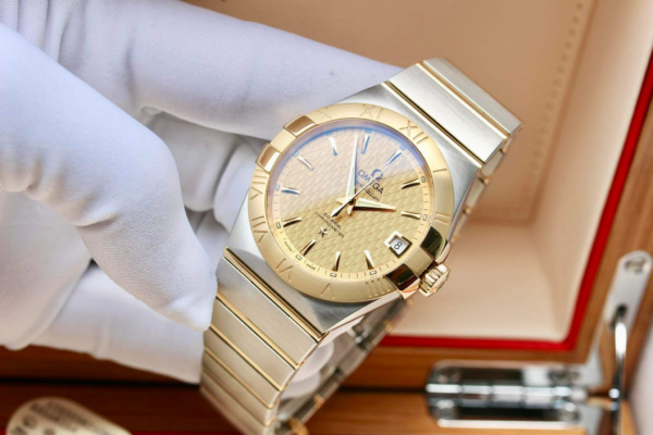 Đồng Hồ Omega Constellation Automatic 'Silver Gold' 123-20-38-21-08-002 - Ảnh 4