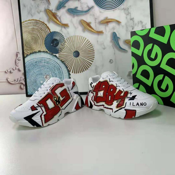 Giày Dolce & Gabbana Hand Painted 1984 'Multicolor' - Ảnh 6