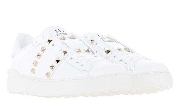 Giày Valentino Garavani Rockstud Untitled Sneakers UW2S0A01-BHS-0BO - Ảnh 4