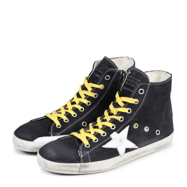 Giày Golden Goose Francy Black GARMS591-B13 - Ảnh 2