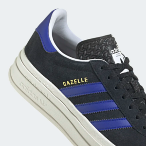 Giay Adidas Gazelle Bold 'Black Lucid Blue' HQ4408