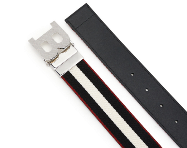 Thắt Lưng Bally Double Sided Casual 'Black' B-BUCKLE-35-MT-20 - Ảnh 3
