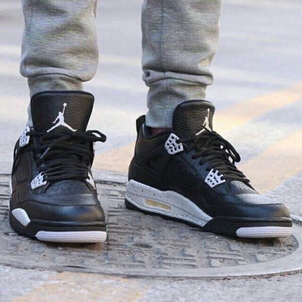 Giày Nike Air Jordan 4 Retro BG 'Oreo' 408452-003 - Ảnh 2