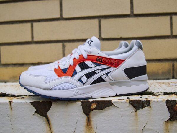 Giày ASICS Gel Lyte V 5 "White Red" H831Y-0101 - Ảnh 4