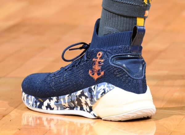 Giày Anta Signature Basketball 'Blue Camo' 11841101-6 - Ảnh 5