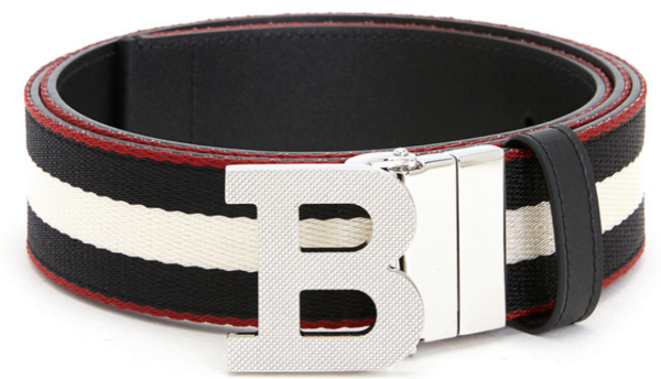 Thắt Lưng Bally Double Sided Casual 'Black' B-BUCKLE-35-MT-20 - Ảnh 2