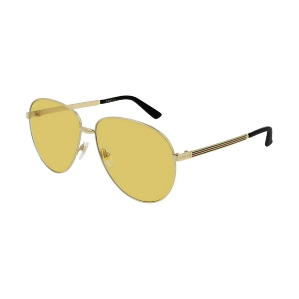 Kính Gucci Yellow Aviator GG0138S-008 - Ảnh 3