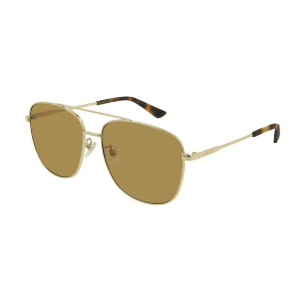 Kính Gucci Brown Aviator GG0410SK-004 - Ảnh 3