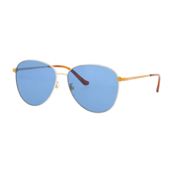 Kính Gucci Light Blue Square 'Gold' GG0573SK-004-60 - Ảnh 2