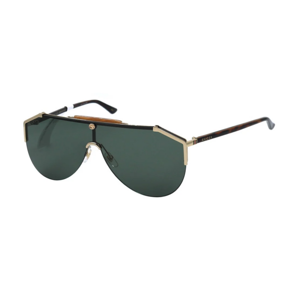 Kính Gucci Green Shield 'Gold' GG0584S-002-99 - Ảnh 2