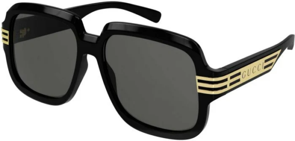 Kính Gucci Square Men's Sunglasses 'Grey' GG0979S-001-59 - Ảnh 2