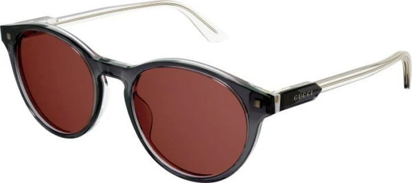 Kính Gucci Oval Men's Sunglasses 'Brown' GG1119S-003-52 - Ảnh 3