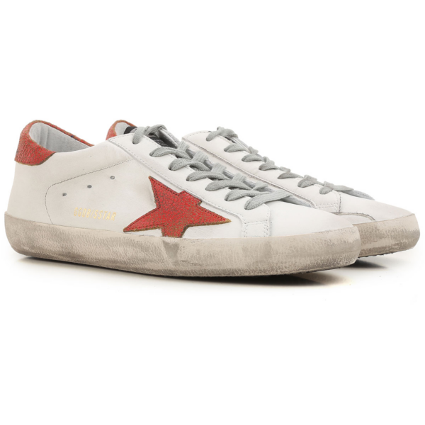 Giày Golden Goose Superstar 'White Red' G32MS590-D90 - Ảnh 3