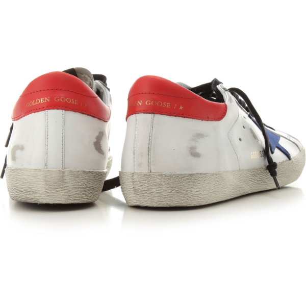 Giày Golden Goose Superstar 'White Blue' GMF00101-F000348-10281 - Ảnh 4