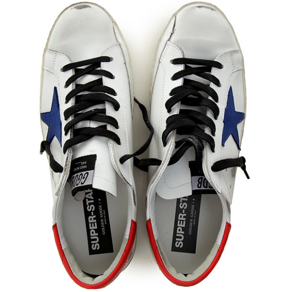 Giày Golden Goose Superstar 'White Blue' GMF00101-F000348-10281 - Ảnh 3