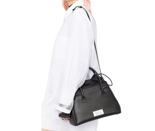 Túi Maison Margiela 5AC Medium Drawstring 'Black' SB3WD0004P4348T8013 - Ảnh 2
