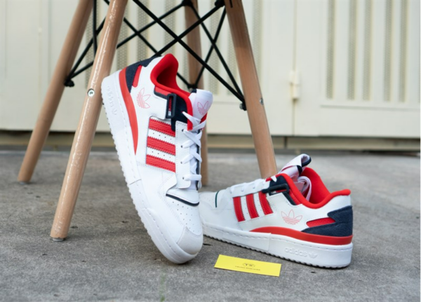 Giày Adidas Forum Exhibit Low 'Cloud White Red' GZ5391 - Ảnh 7
