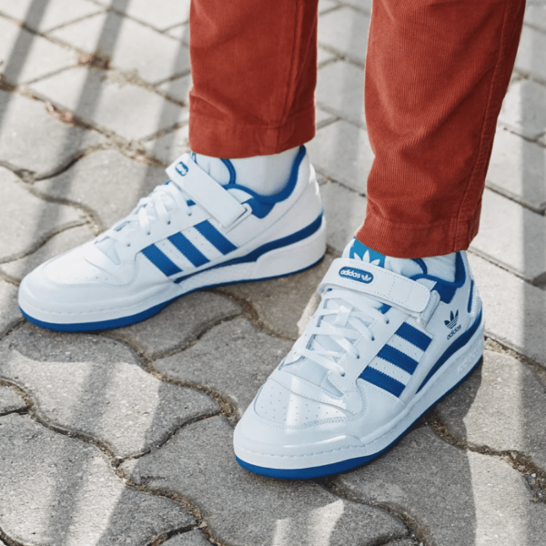 Giày Adidas Forum Low J 'White Royal Blue' FY7974 - Ảnh 3