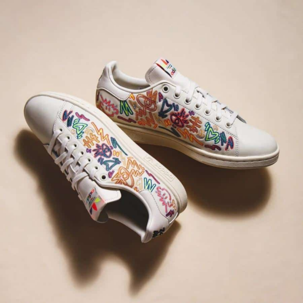 Giày Adidas Stan Smith Pride 'Multicolor' GX6394 - Ảnh 4